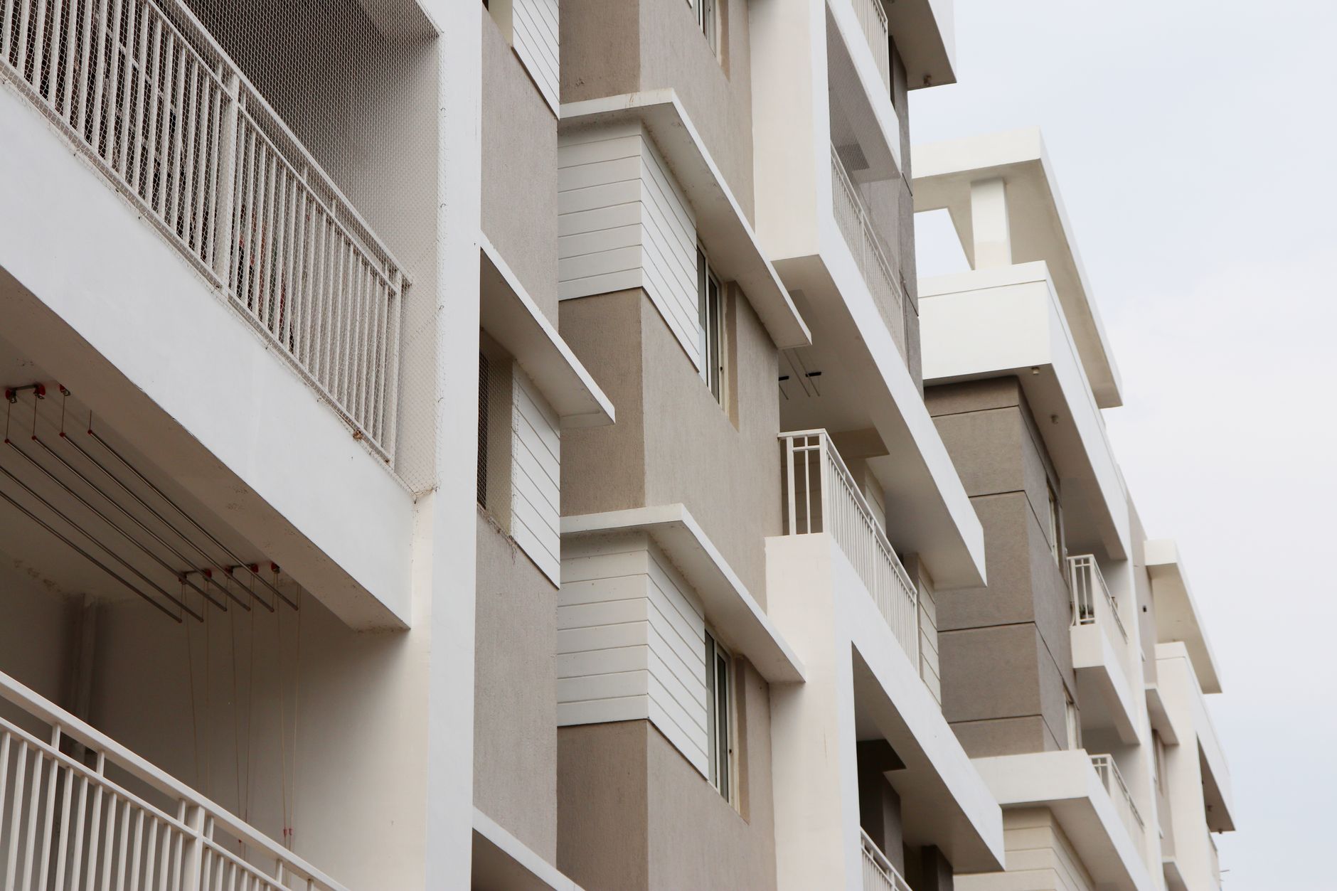 Modern apartment towers, representative of Dholera rental housing